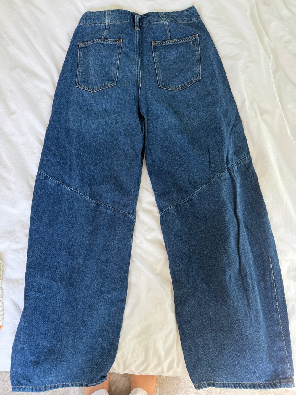 Pilcro Georgia High-Rise Barrel Jeans in Gnome Wash - Women size 28 - Picture 3 of 4